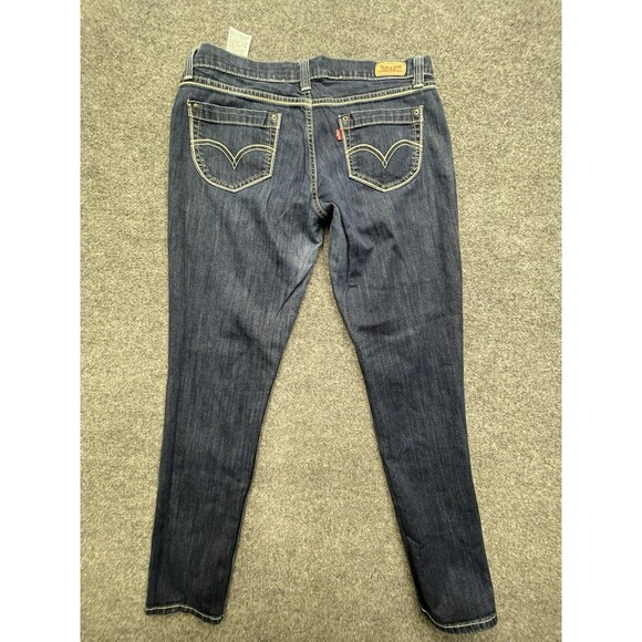 Levi’s Jeans 524 Too Superlow Women’s 13L Tall (35x33) Blue Retro Dark Wash - Picture 3 of 11